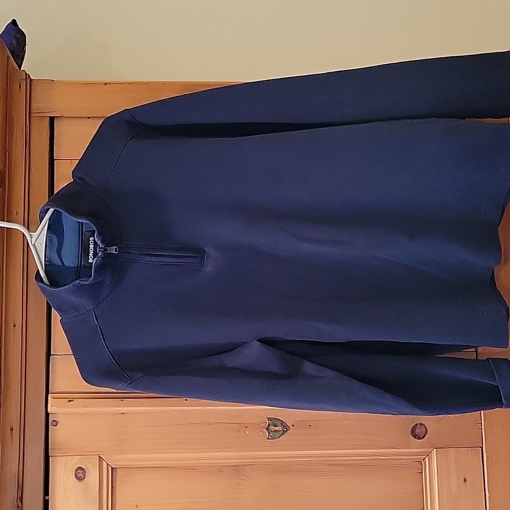 BONOBOS SLIM FIT 3/4 ZIP UP
